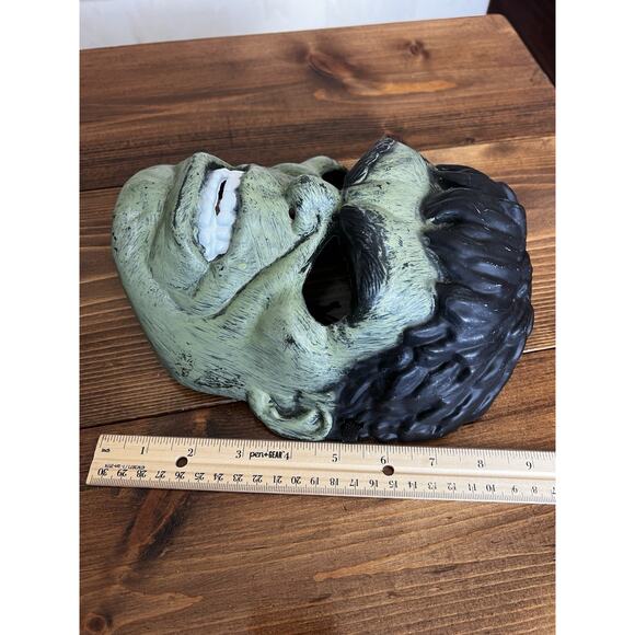 Marvel Incredible Hulk Green Mask Kids Hard Plastic Halloween Costume - Picture 9 of 9